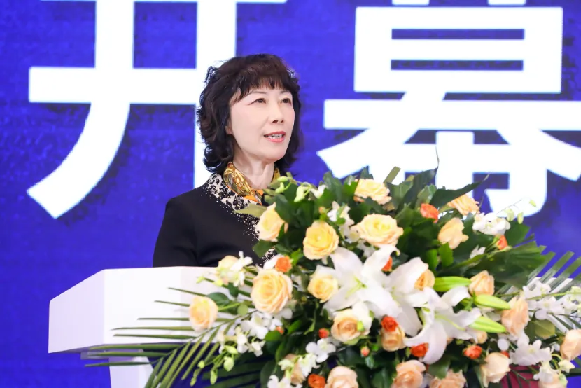 Shen Jie addressing the Second Huairou Forum