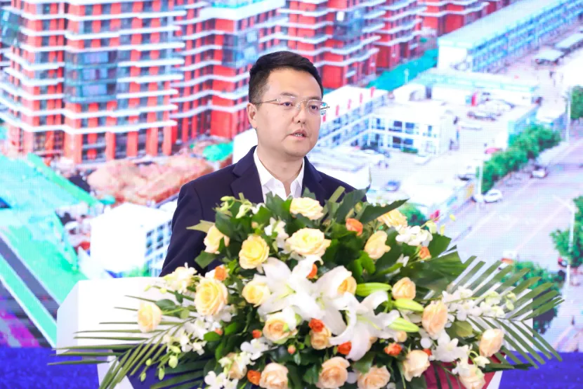 Ding Mingda addressing the Second Huairou Forum